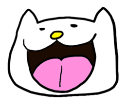 What a cute cat this is! sticker #5480456