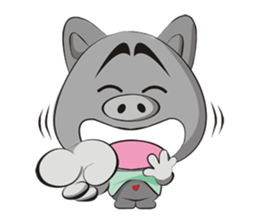 bun & sharu sticker #5480622