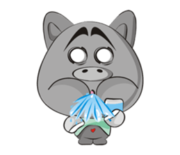 bun & sharu sticker #5480625