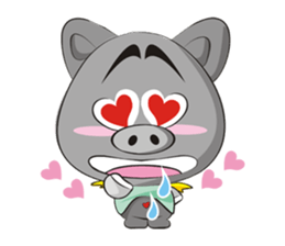 bun & sharu sticker #5480627