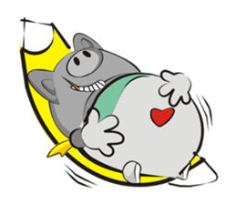 bun & sharu sticker #5480631