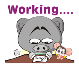 bun & sharu sticker #5480647