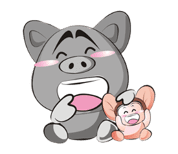 bun & sharu sticker #5480656