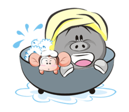 bun & sharu sticker #5480659