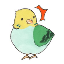A Talkative Budgerigar sticker #5481686