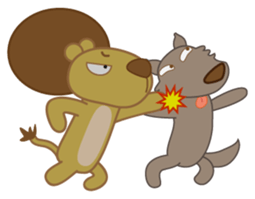 The lion's adventure sticker #5482111