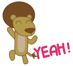 The lion's adventure sticker #5482131