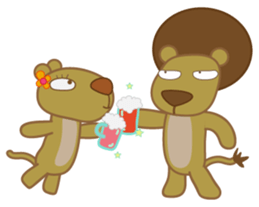 The lion's adventure sticker #5482134