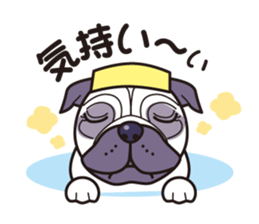 One day of love dog "Pug" sticker #5482508