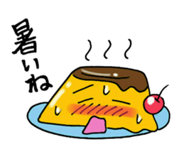 pururun  pudding sticker #5482545