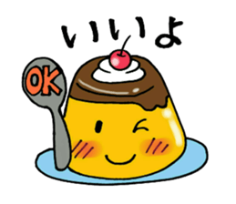 pururun  pudding sticker #5482548