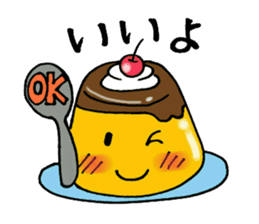 pururun pudding sticker #5482548