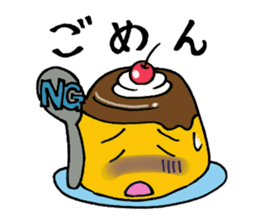 pururun pudding sticker #5482549