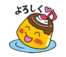 pururun  pudding sticker #5482556