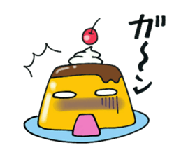 pururun  pudding sticker #5482560