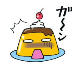 pururun pudding sticker #5482560