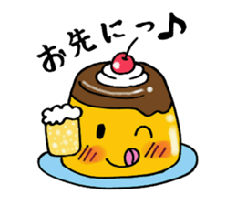 pururun  pudding sticker #5482569