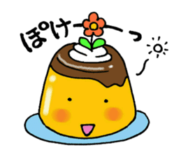 pururun pudding sticker #5482572