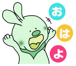 Colorful Happy Rabbit sticker #5482581