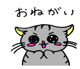 Cat that work hard to care sticker #5482890