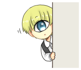 cyclops boy sticker #5483186
