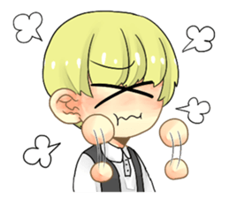 cyclops boy sticker #5483196