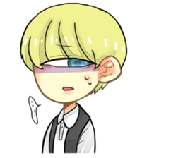 cyclops boy sticker #5483197
