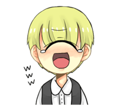cyclops boy sticker #5483198