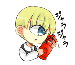 cyclops boy sticker #5483207