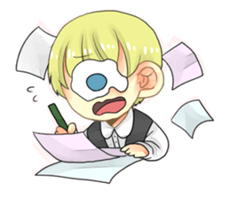 cyclops boy sticker #5483216