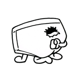 Negative Briefs sticker #5483393