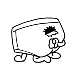 Negative Briefs sticker #5483393