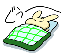 A yellow rabbit every day sticker #5483506