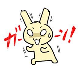 A yellow rabbit every day sticker #5483518