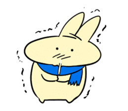 A yellow rabbit every day sticker #5483537