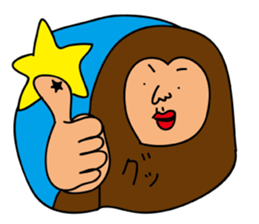 animal-zoo!Gorilla-san and Giraffe-san sticker #5483700