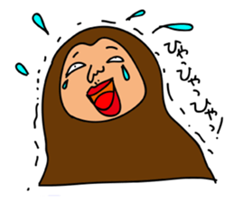 animal-zoo!Gorilla-san and Giraffe-san sticker #5483702