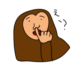 animal-zoo!Gorilla-san and Giraffe-san sticker #5483714