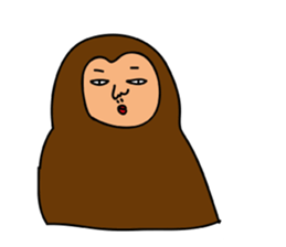 animal-zoo!Gorilla-san and Giraffe-san sticker #5483724