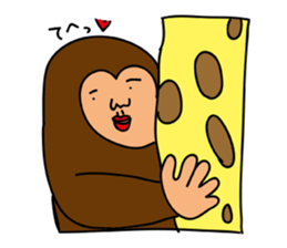 animal-zoo!Gorilla-san and Giraffe-san sticker #5483730