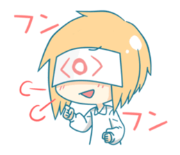 Blindfold Mr. sticker #5484042