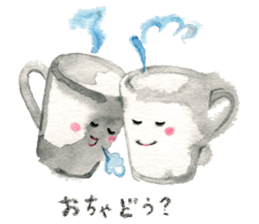 Living like a picture book. sticker #5484109