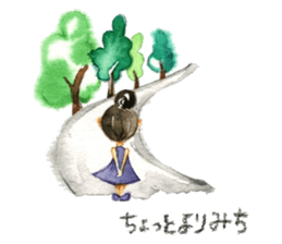 Living like a picture book. sticker #5484133