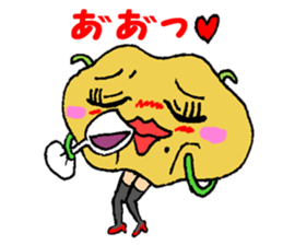 Goblin potato girl sticker #5484317