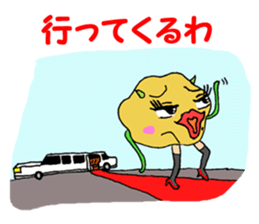 Goblin potato girl sticker #5484336