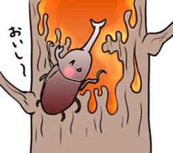 Happy beetle sticker #5484591