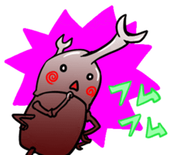 Happy beetle sticker #5484598