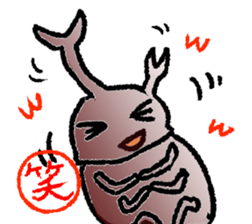 Happy beetle sticker #5484600