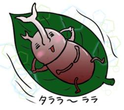 Happy beetle sticker #5484601