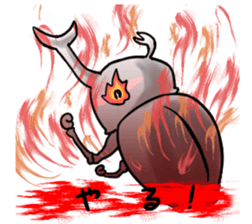 Happy beetle sticker #5484603